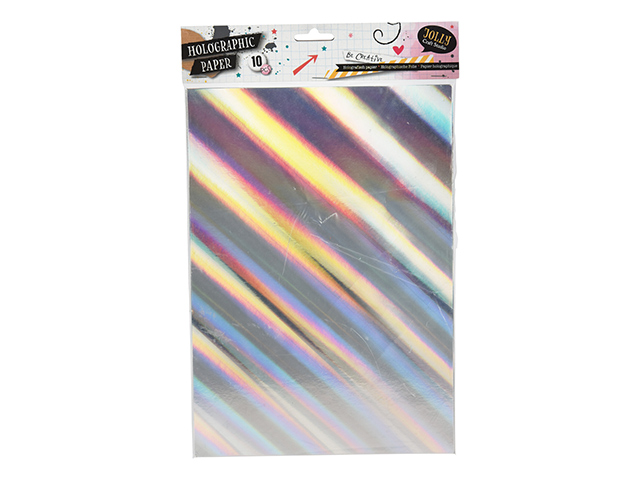 Hartie colorata holografica Free&Easy A4, 10 foi