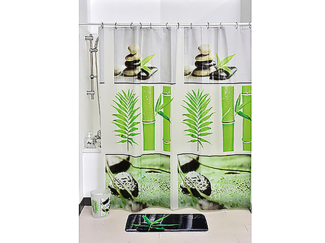 Perdea pentru dus 180X180cm Tendance Jungle, PEVA
