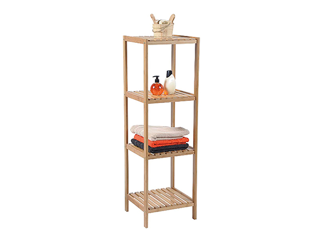 Etajera cu 4 rafturi Tendance bambus 34X33X110cm