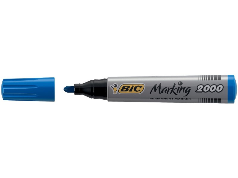 Marker permanent BIC 2000 albastru
