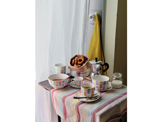 Set 6 căni pentru cafea cu farfurioare Tognana Wiki, portelan