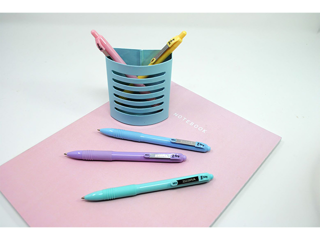 Pix cu bila Zebra Z-Grip Pastel Blue , 1 mm, albastru