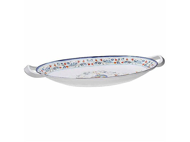 Platou de servire oval 54cm Tognana Rooster, melamina
